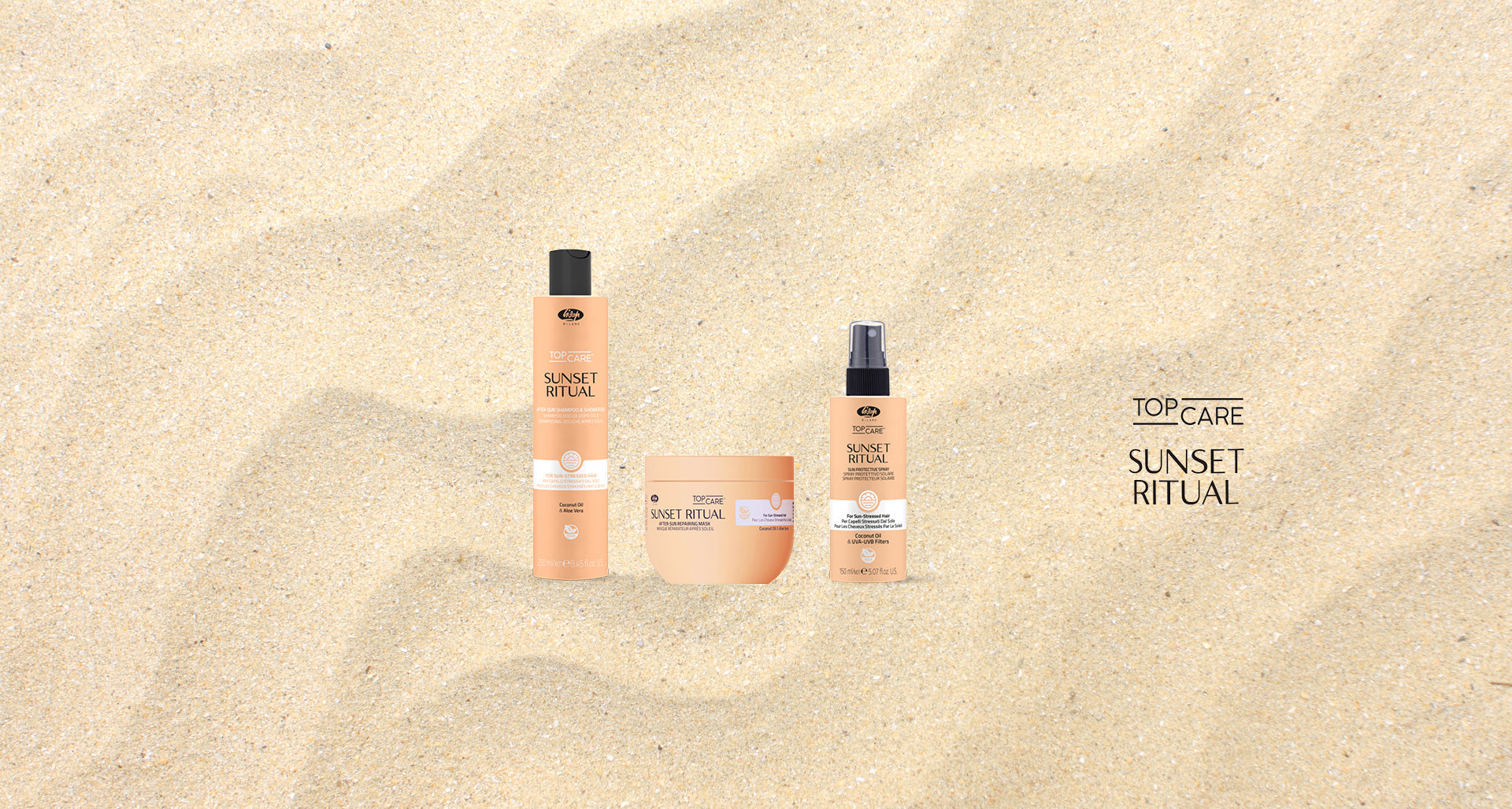 Door de zon belast haar