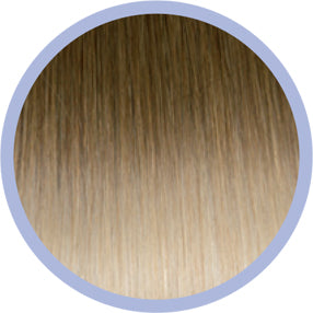FLAT RING-ON OMBRE LINE 50 CM 10/20 DONKERBLOND/LICHTBLOND